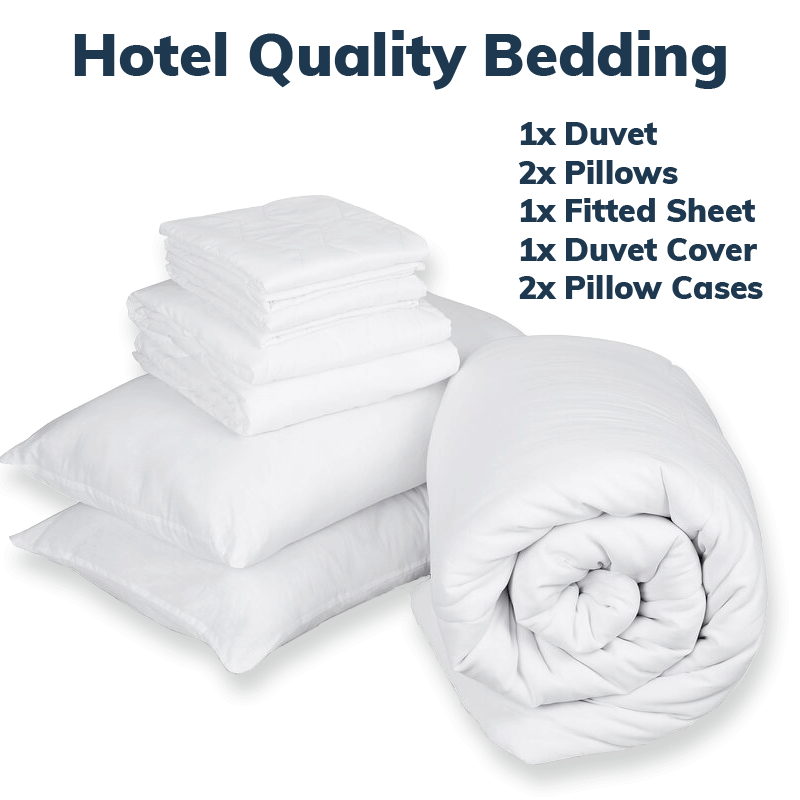 Bedding Kit - Premium (Linen, Duvet & Pillow)