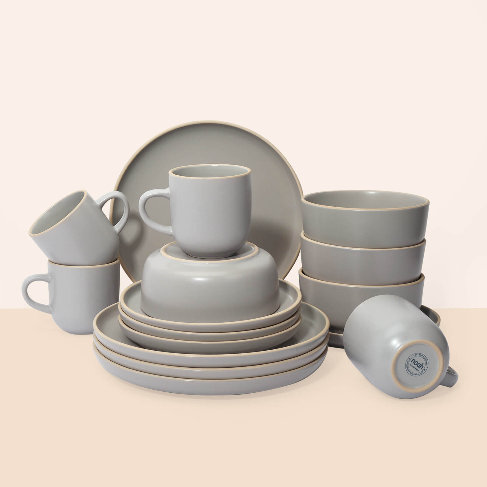 crockery-Stone Grey