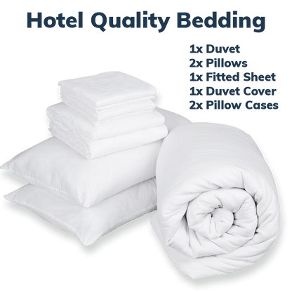 Bedding Kit - Premium (Linen, Duvet & Pillow)