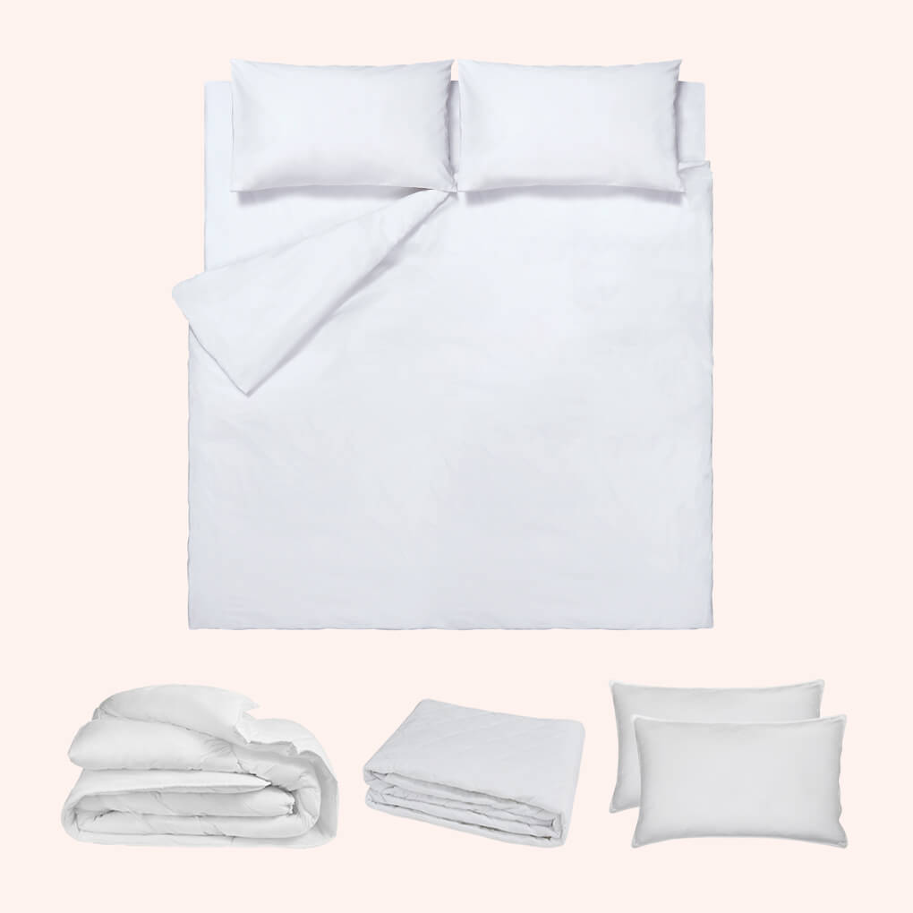 Bedding Kit (Linen, Duvet & Pillow)